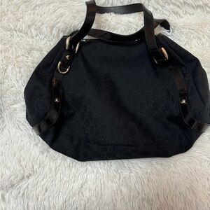 Black Gucci vintage tote bag